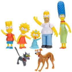 The Simpsons 2,5 tum actionfigur skalad multipack