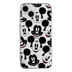 ERT GROUP mobiltelefonfodral för Apple Iphone 14 PLUS originalt och officiellt licensierat Disney mönster Mickey 018 optimalt anpassad till formen på mobiltelefonen, gedeeltelijk transparant