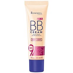Maquilhagem com cor BB Cream Perfeição 9 em 1 de Rimmel.