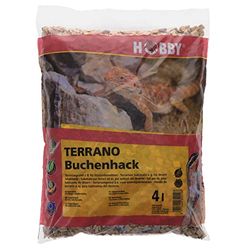 Hobby Terrano Shavings Sustrato de Haya para Reptiles, Anfibios