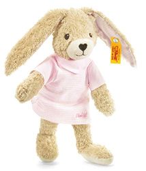 Steiff 237577 - Lebre de peluche cor-de-rosa (20 cm) [Importado da Alemanha]