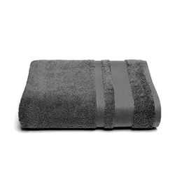 Caleffi Soft Bath Towel, Cotton, Anthracite, Standard, 1000538