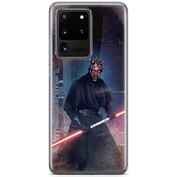 ERT GROUP Mobiltelefonskal för Samsung S20 Ultra original och officiellt licensierat Star Wars mönster Darth Maul 001 anpassad till mobiltelefonens form, TPU-fodral