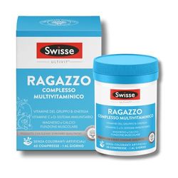 Swisse Multivitaminico Ragazzo, Integratore Alimentare Multi-nutriente per Integrare la Nutrizione dei Ragazzi, 60 Compresse