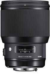 Sigma HSM ART Obiettivo 85 mm-F/1.4-AF a DG HSM, Attacco Canon, Nero