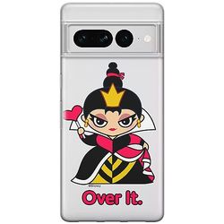 ERT GROUP mobiltelefonfodral för Google PIXEL 7 PRO originalt och officiellt licensierat Disney mönster Queen of Hearts 001 optimalt anpassad till formen på mobiltelefonen, gedeeltelijk transparant