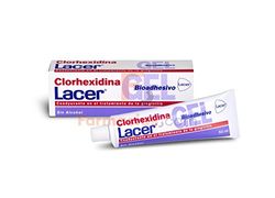 LACER CLORHEXIDINA, gel bioadesivo anti-séptico tratamento co-ajudante de Gingivite e periodontite pré e pós-implantologia e cirurgia periodontal, sabor agradável, sem glúten, 50 ml