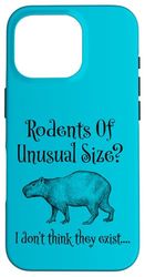 ROUS Unusual Size Rodent Capybara Custodia per iPhone 16 Pro