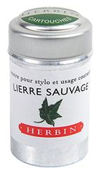 Herbin Writing Ink Cartridges - Lierre Sauvage (Wild Ivy) Pack 6