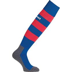 uhlsport Team Pro Essential Stripe Socken Chaussettes Homme, Bleu Azur/Rouge, 37-40