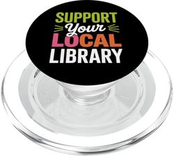 Apoye a su biblioteca local PopSockets PopGrip para MagSafe