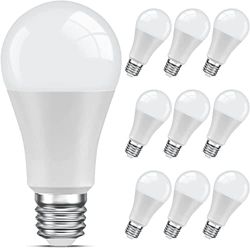 Lampadina LED E27 13W, 1200 Lumen Luce Branco 3000K, Lampadina a Risparmio Energetico A60, Non Dimmerabile, Nessuno Sfarfallio, Pacco da 10