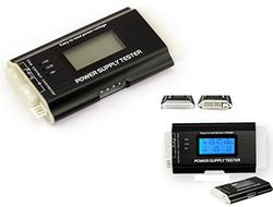 KALEA-INFORMATIQUE Digitale tester voor ATX-voedingen en ATX 20/24 P4 P6 P8 Molex SATA-kabels. Real-time spanningsweergave