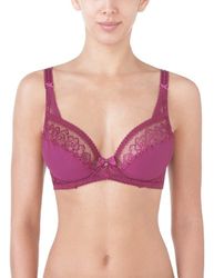 Bestform Dames Push-up TOSCANE Klassieke beha, effen, roze (framboise), 105E