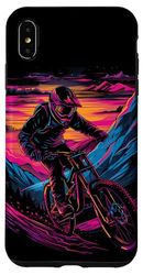 Custodia per iPhone XS Max Mountain Bike Dowhill MTB Enduro Bike Mountain Biker