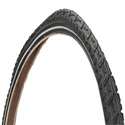 Fischer Reifen pasi Trek sw Pneus, unissexo adulto, preto reflexo, 28 Zoll ETRTO: 47-622