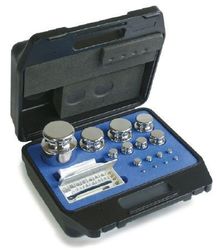 Kern 324-654 gewichtsset, knoopvorm, messing vernikkeld, 1 stuk