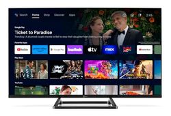 Smart TV 32" TELE System TS32FL SMG14 Android TV, DVB-T2/S2, Google Cast/Chromecast, Google Assistant, tivùsat HD, HbbTV, TV Pause, Telecomando Vocale, 12V/220V voor thuis, camper, boot