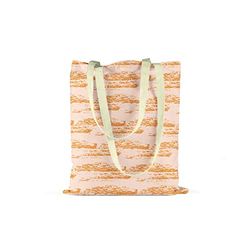 Bonamaison, Bolso De Mano Impreso, Bolso de la Compra Reutilizable, Bolso De Compras, Lavable a Máquina, Ecológico, Plegable, Bolso de Tela de Lona con Asas, 34X40 Cm - Diseñado y Fabricado en Turquía