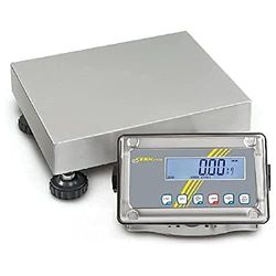 Platformweegschaal met stof- en spatwaterdicht en goedgekeurd [Kern SFE 10K-3LM] precisie tot 5 g, weegbereik max. 15 kg.