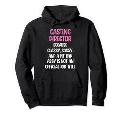 Directora de casting divertida, Directora de casting femenina Sudadera con Capucha