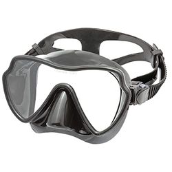 Ciclope Sr duikmasker van silicone, zwart