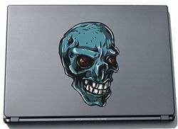 Laptopsticker laptopskin Skull 018 - weerlijke doodskop Skull - 150 x 107 mm sticker