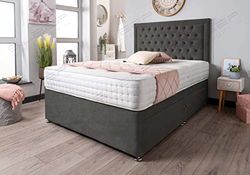 Sleep Factory Ltd Divan, Birch, Slate, Small Double