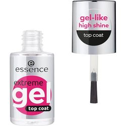 Essence Cosmetics Extreme Gel Topplack, Långvarig, Utjämnande, Skyddande, Glansig, 8 ml