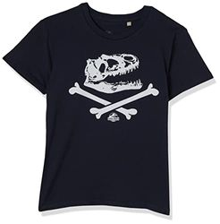 Jurassic Park Bojupamts040 Camiseta, Azul Marino, 12 años para Niños