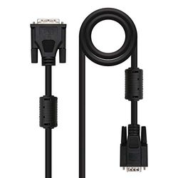 Nano 10.15.0402 Cable DVI, VGA to DVI 18 HDB15/5 M/M, 1.8 M, Black