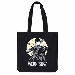 Grupo Erik Tote Bag Wednesday - Katoenen Draagtas - Boodschappentas - Boodschappentas lang handvat - 37 x 39 x 10 cm