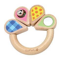 EverEarth Anillo de Agarre Hoja Rosa EE33589, Color Naturaleza y Colorido (EE33583)