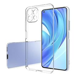 Transparante hoes voor Xiaomi 11 Lite (5G) NE, 【Niet vergelen】Dunne beschermhoes, schokbestendig, krasbestendig, transparante achterkant van zachte TPU-siliconen, transparant