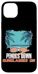 PENCILS DOWN SUNGLASSES ON Custodia per iPhone 14 Plus