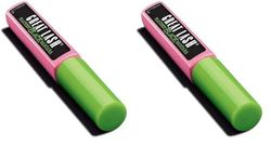 Maybelline Great Lash Volumising And Thickening Mascara, Blackest Black (Pack of 2)