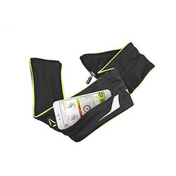 SBS Cintura da corsa con tasca per smartphone fino a 14.0 cm, marsupio running unisex lungo 73,5cm con zip e foro per auricolari, czarny, Jeden rozmiar, Sportivo