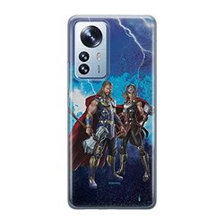 ERT GROUP mobiltelefonfodral för Xiaomi 12 PRO originalt och officiellt licensierat Marvel mönster Thor 009 optimalt anpassad till formen på mobiltelefonen, fodral tillverkad av TPU-plast
