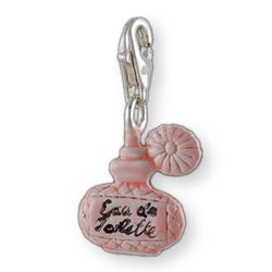 Melina kvinnors berlock Eau de Toilette parfymflaska emalj 925 sterlingsilver 1800061, Emalj