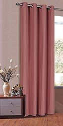 Gardinenbox Tenda oscurante in tinta unita opaca con occhielli. Materiale in microraso micofibra, altezza 175 x 140 cm, rosa antico, 20405