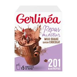 Gerlinéa - Milk-Shake Minceur - Substitut de Repas Complet et Rapide - Saveur : Chocolat - 206081