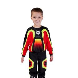 FOX RACING Fox Kids Pants 180 Ballast Black/Red K4, Pantaloni Unisex-Youth