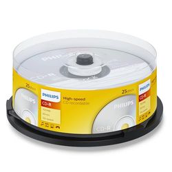 Philips Cd-R 80Min 52X Conf. 25 Campana