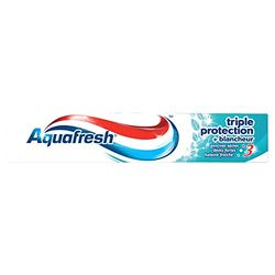 Aquafresh Dentifrice Triple Protection Blancheur, Gencives Saines, Pour Des Dents Fortes et Une Haleine Fraiche, 75 ml