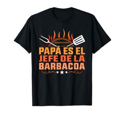 Papá Jefe de la Barbacoa Parrilla para padres Camiseta