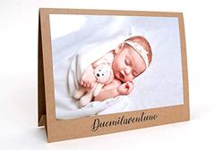 Calendario da scrivania personalizzato con la tua foto carta kraft idea regalo di natale compleanno o san valentino calendario 2025
