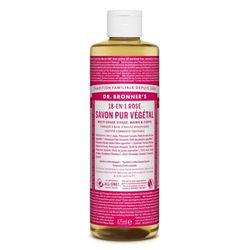 Savon liquide rose Dr Bronner's 475 ml