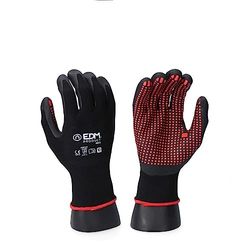 EDM GLOVE METALURGICAL INDUSTRY NYLON/LYCRA NITRILE COATED SIZE 10