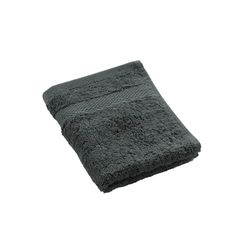 douceur d'intérieur, Gästhandduk (30 x 50 cm) Elegance antracit, 100% enfärgad bomull