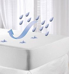 Babyline Matrasbeschermer, bijzonder zacht, hypoallergeen, ademend en waterdicht (kinderbed 60 x 120)